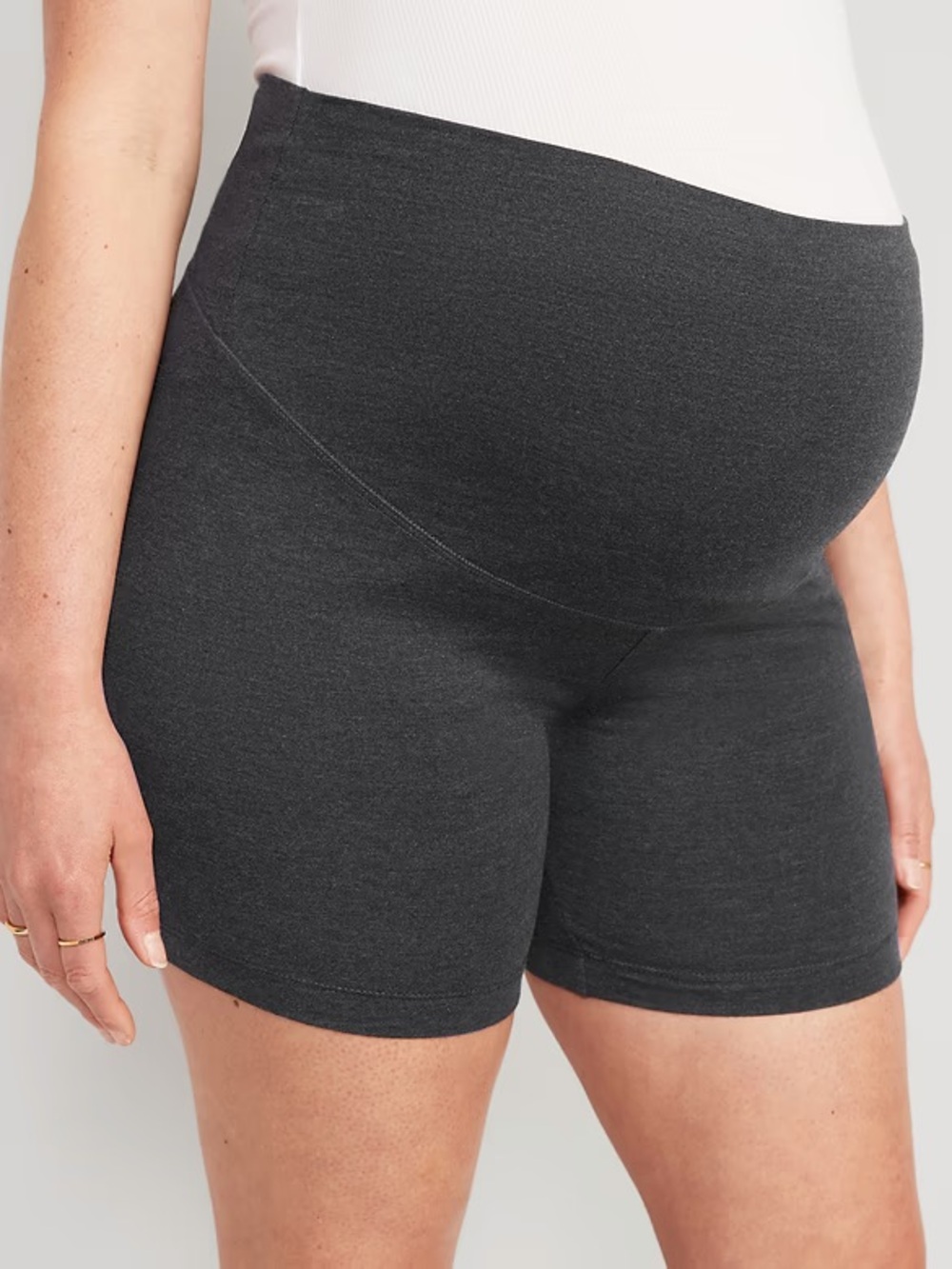 Old Navy Maternity Full-Panel Biker Shorts -- 6-inch inseam